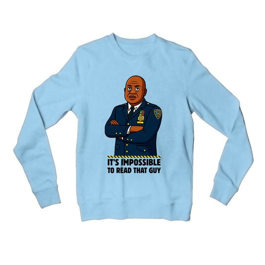 brooklyn nine-nine read that guy sweatshirt upper winterwear tv & movies buy online india the banyan tee tbt men women girls boys unisex black