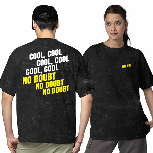 brooklyn nine-nine oversized t shirt - cool cool no doubt no doubt tv & movies t-shirt black buy online india the banyan tee tbt men women girls boys unisex