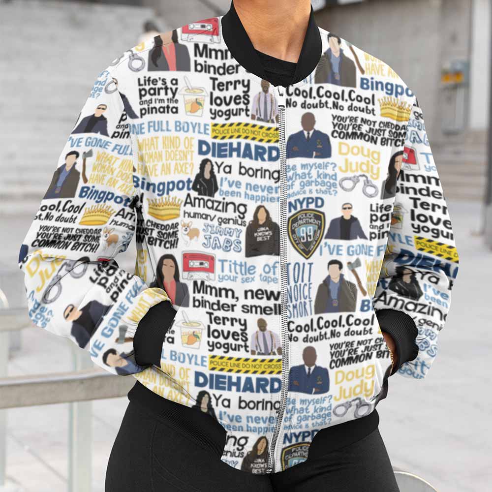 Brooklyn Nine Nine AOP Bomber Jacket