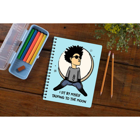 bruno mars talking to the moon notebook notepad diary buy online india the banyan tee tbt unruled