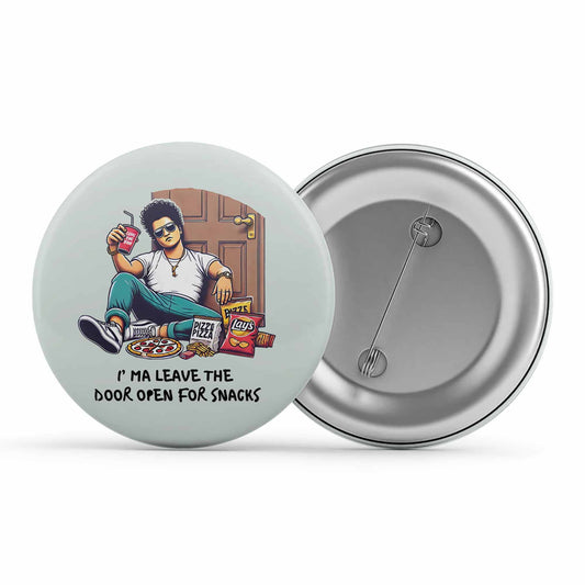 bruno mars door open badge pin button music band buy online india the banyan tee tbt men women girls boys unisex