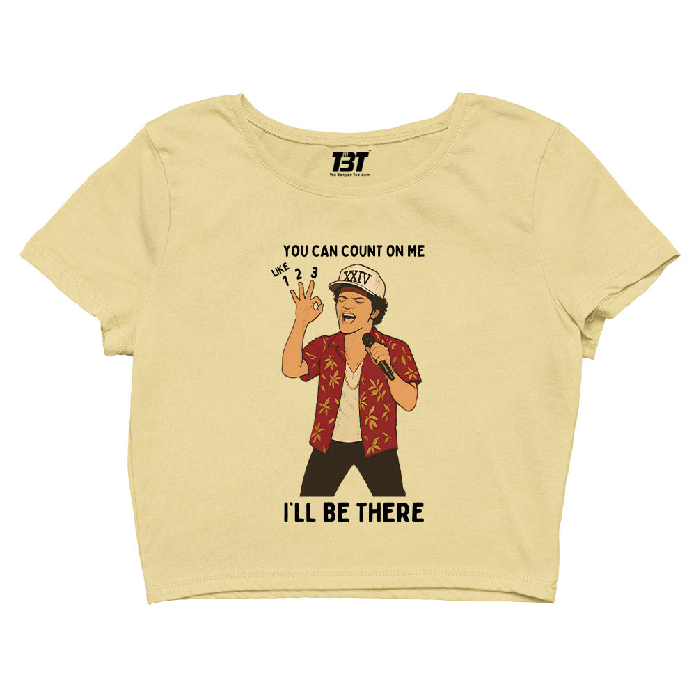 bruno mars count on me crop top music band buy online india the banyan tee tbt men women girls boys unisex beige