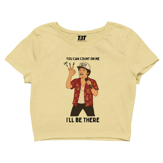 bruno mars count on me crop top music band buy online india the banyan tee tbt men women girls boys unisex beige