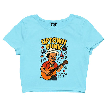 bruno mars uptown funk crop top music band buy online india the banyan tee tbt men women girls boys unisex sky blue