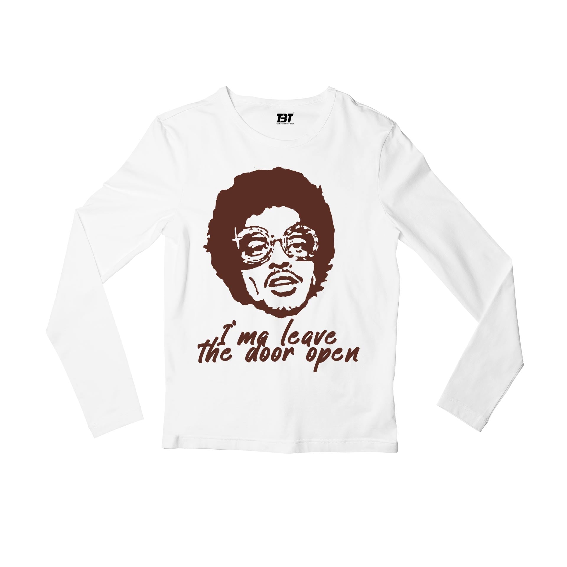 bruno mars leave the door open full sleeves long sleeves music band buy online india the banyan tee tbt men women girls boys unisex white