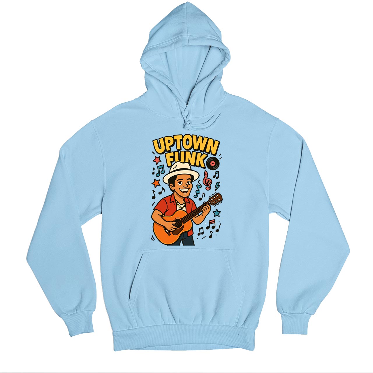 bruno mars uptown funk hoodie hooded sweatshirt winterwear music band buy online india the banyan tee tbt men women girls boys unisex baby blue