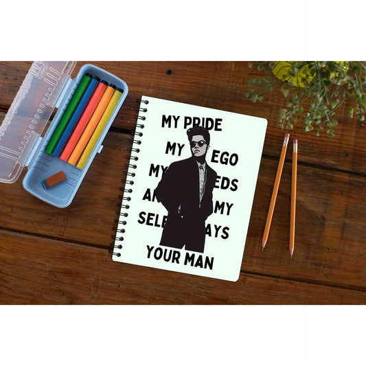 bruno mars when i was your man notebook notepad diary buy online india the banyan tee tbt unruled