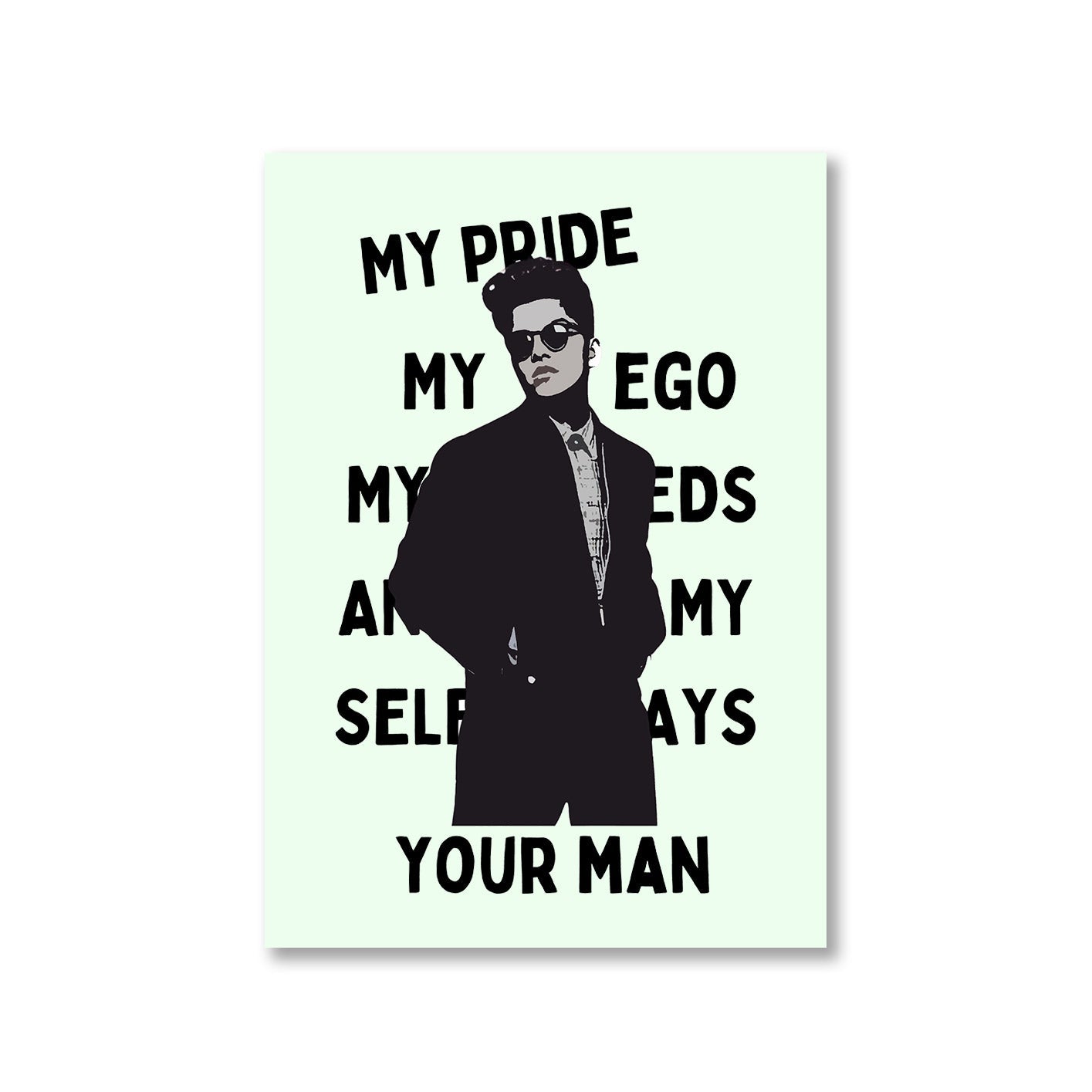 bruno mars when i was your man poster wall art buy online india the banyan tee tbt a4