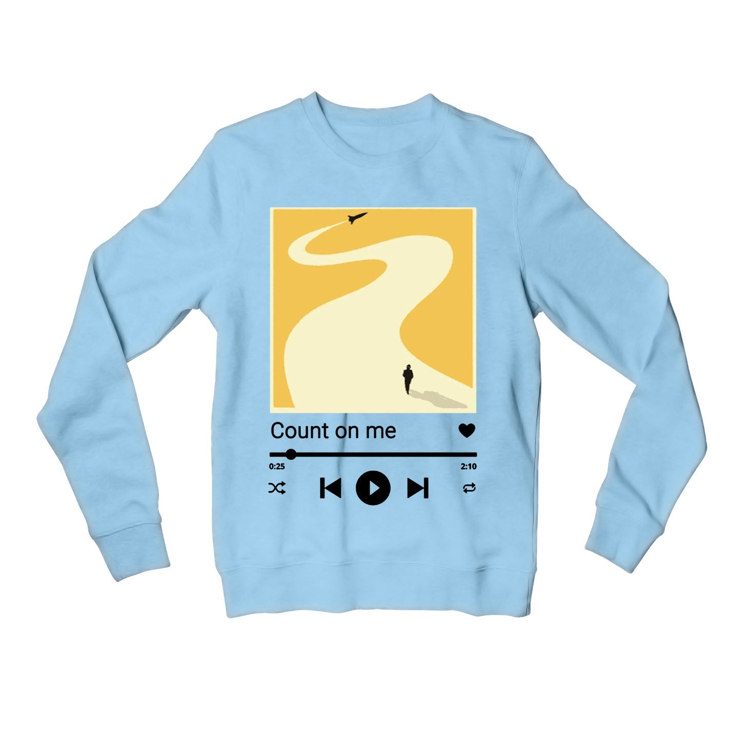 bruno mars count on me sweatshirt upper winterwear music band buy online india the banyan tee tbt men women girls boys unisex baby blue