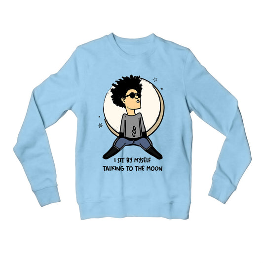 bruno mars talking to the moon sweatshirt upper winterwear music band buy online india the banyan tee tbt men women girls boys unisex baby blue