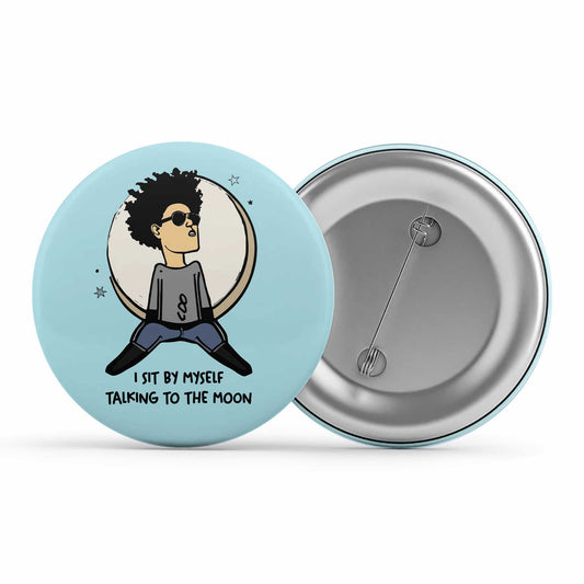 bruno mars talking to the moon badge pin button music band buy online india the banyan tee tbt men women girls boys unisex