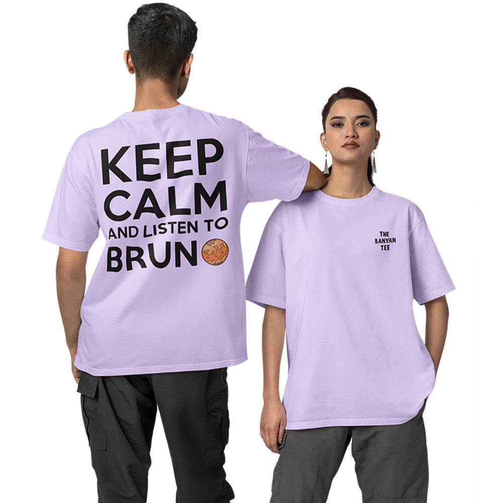 Bruno Mars Oversized T shirt - Keep Calm