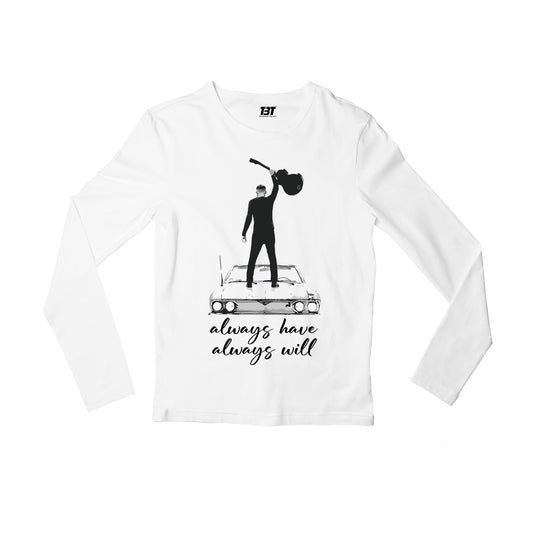 bryan adams always have, always will full sleeves long sleeves music band buy online india the banyan tee tbt men women girls boys unisex white