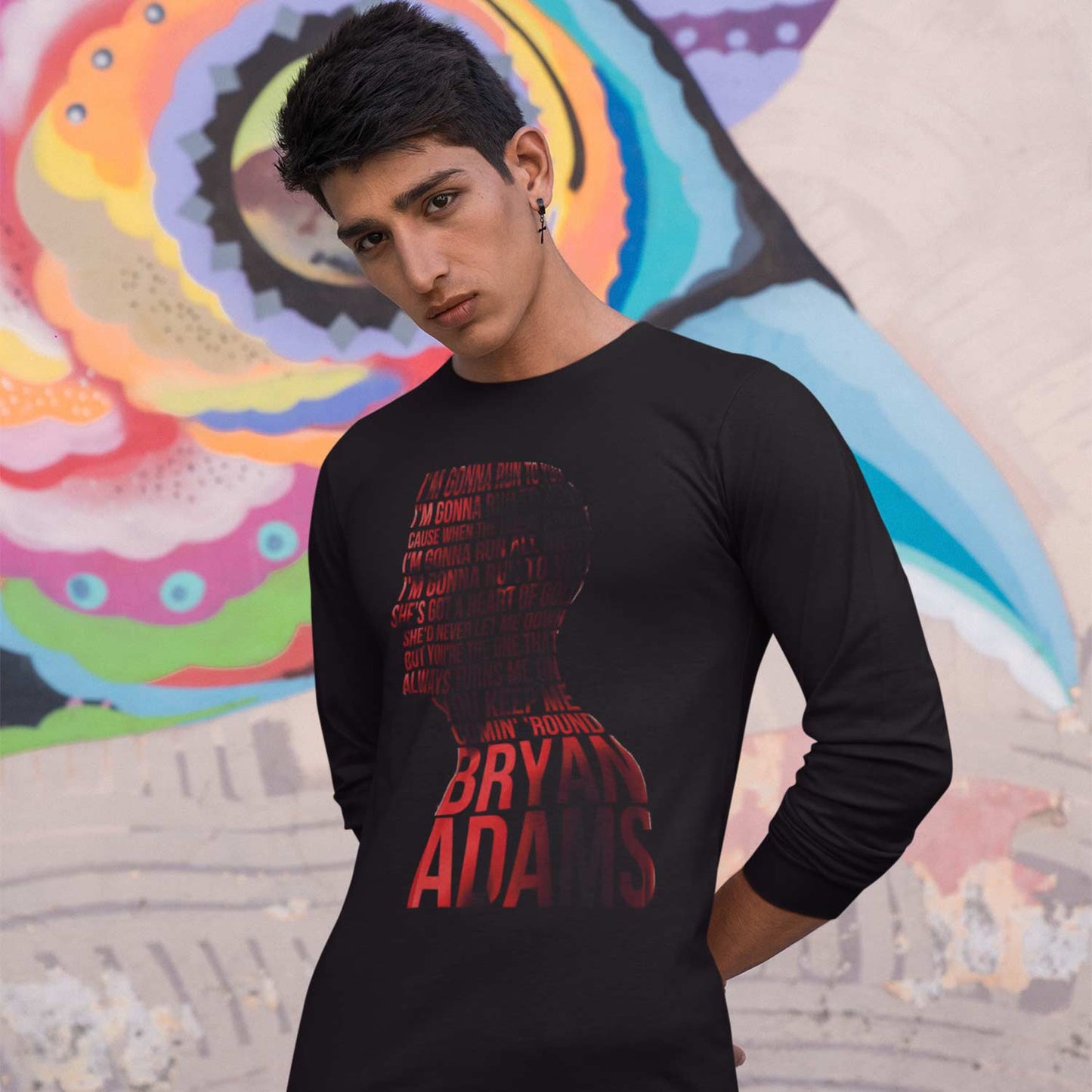 bryan adams run to you full sleeves long sleeves music band buy online india the banyan tee tbt men women girls boys unisex black