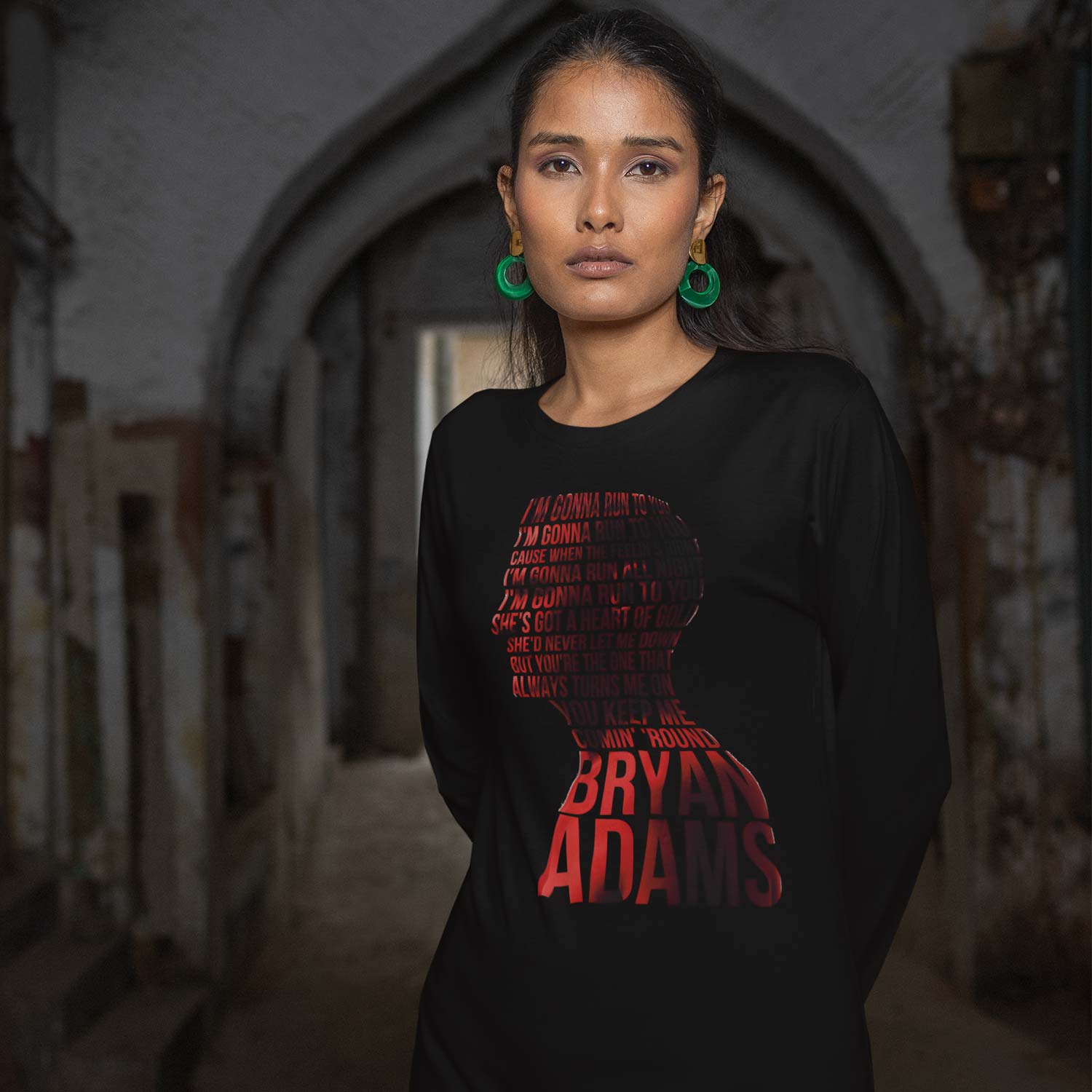 bryan adams run to you full sleeves long sleeves music band buy online india the banyan tee tbt men women girls boys unisex black