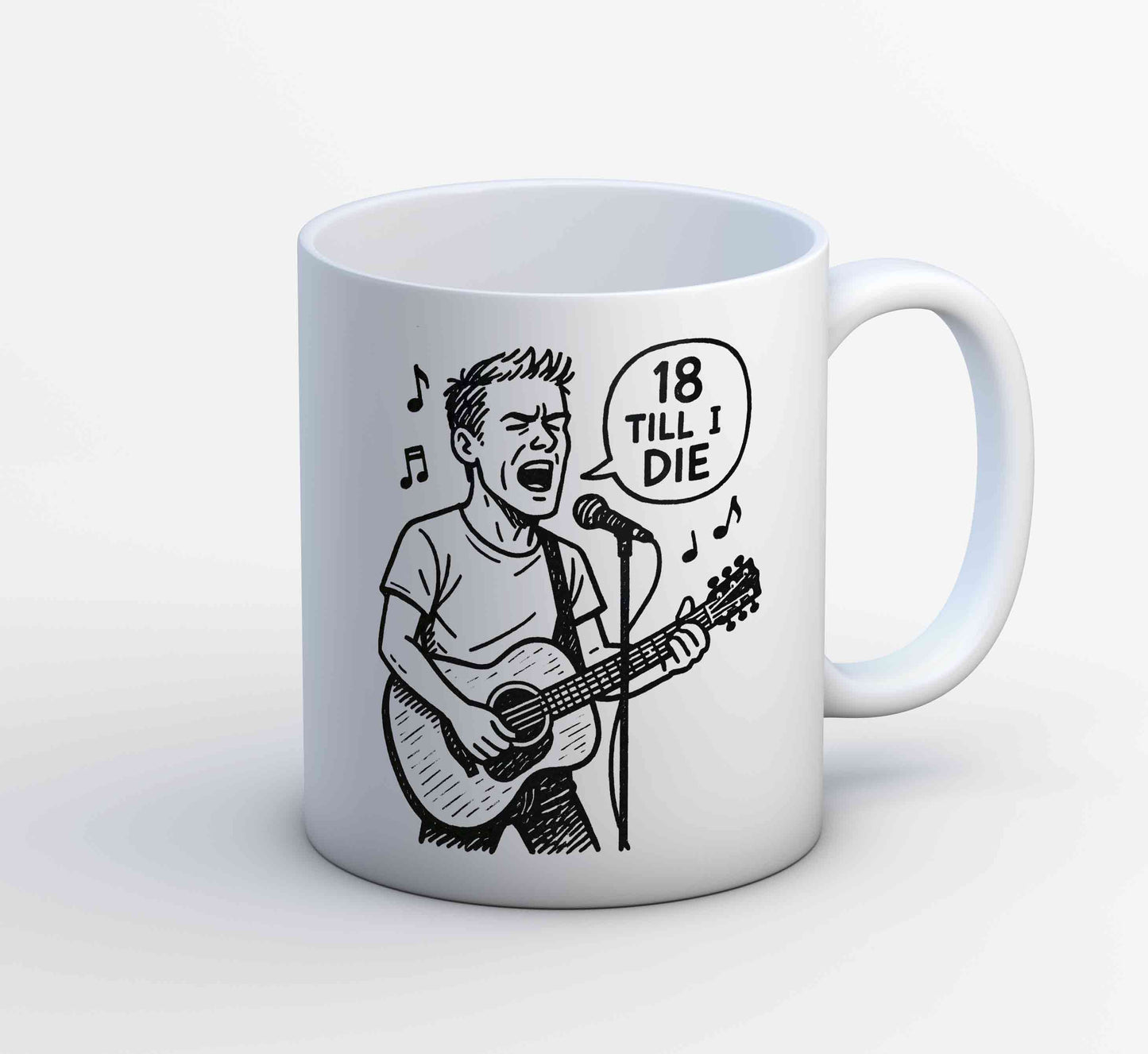 bryan adams 18 till i die mug coffee ceramic music band buy online india the banyan tee tbt men women girls boys unisex