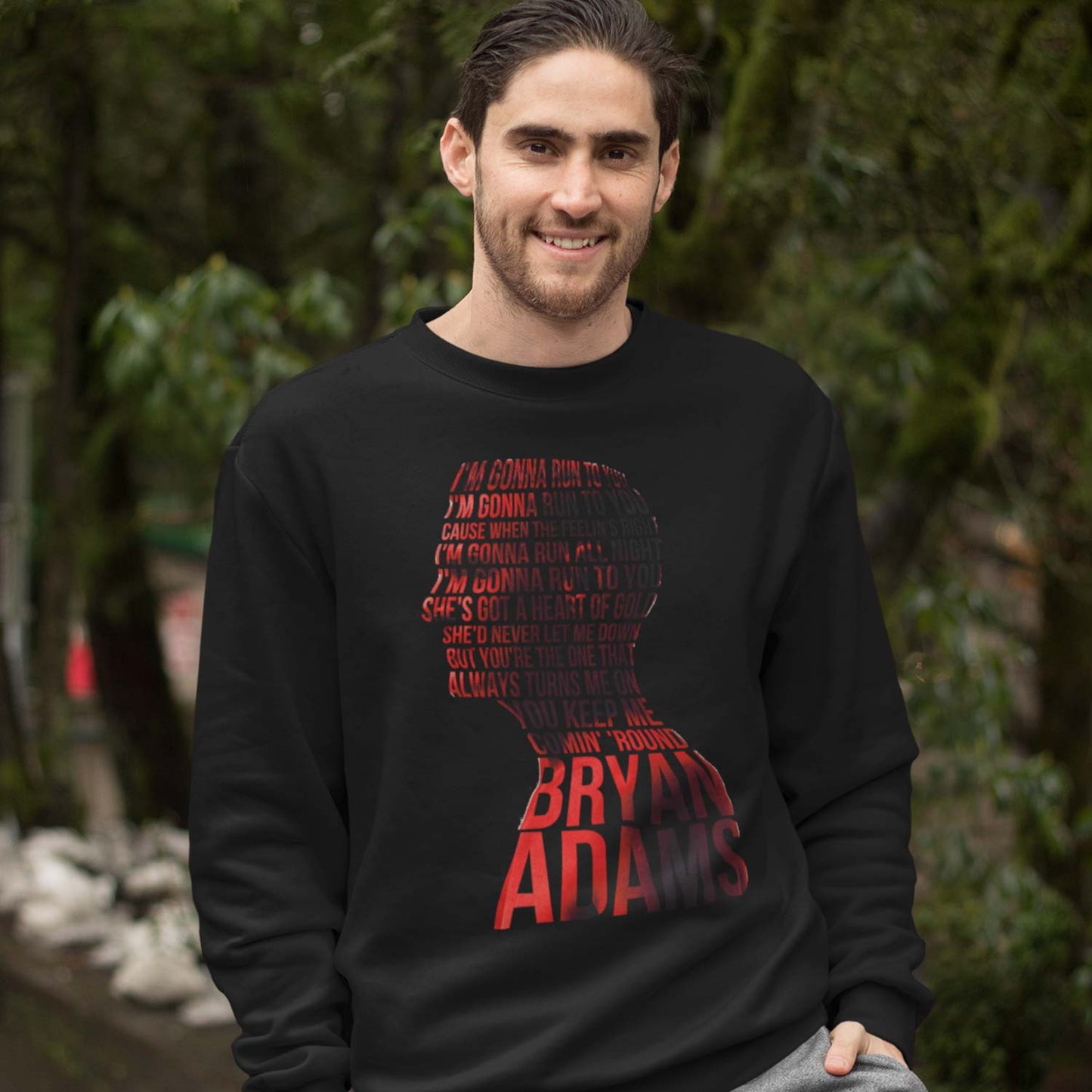 bryan adams run to you sweatshirt upper winterwear music band buy online india the banyan tee tbt men women girls boys unisex black