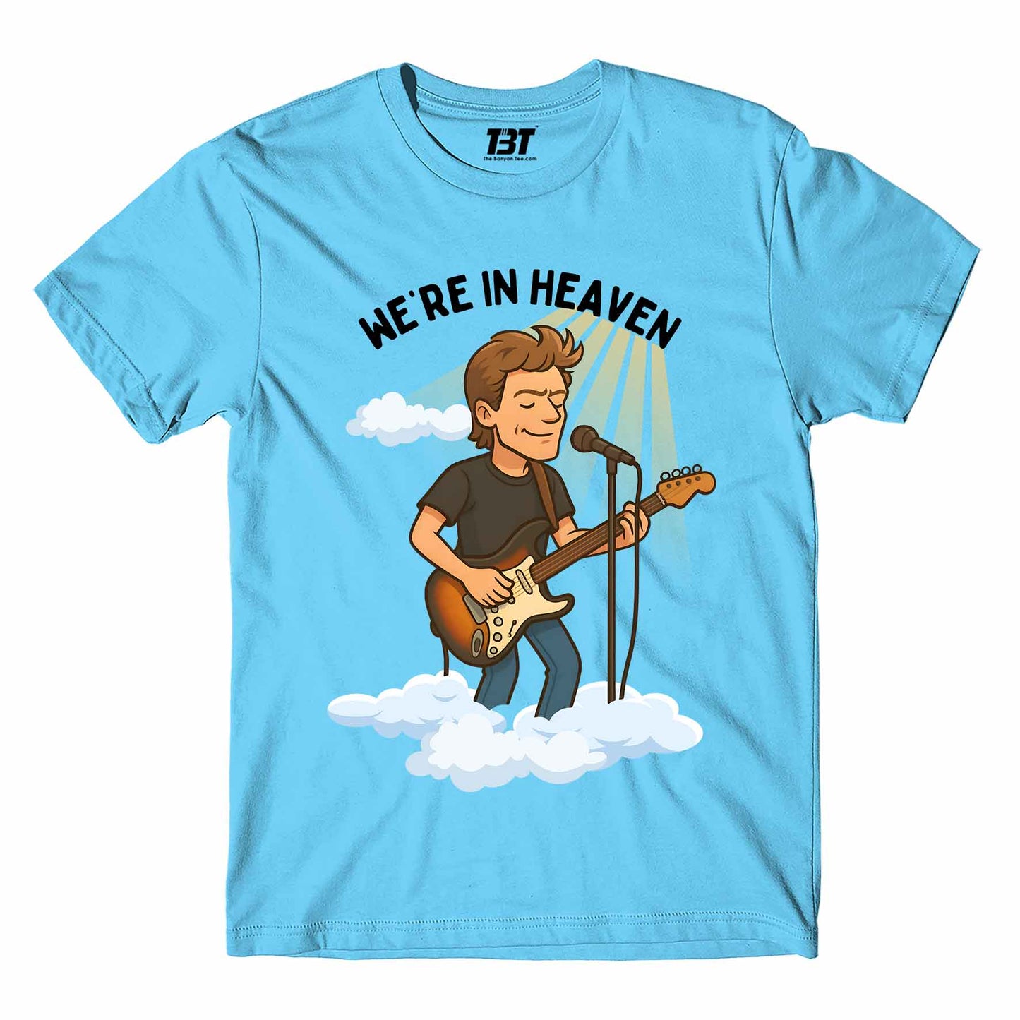 bryan adams heaven t-shirt music band buy online india the banyan tee tbt men women girls boys unisex sky blue