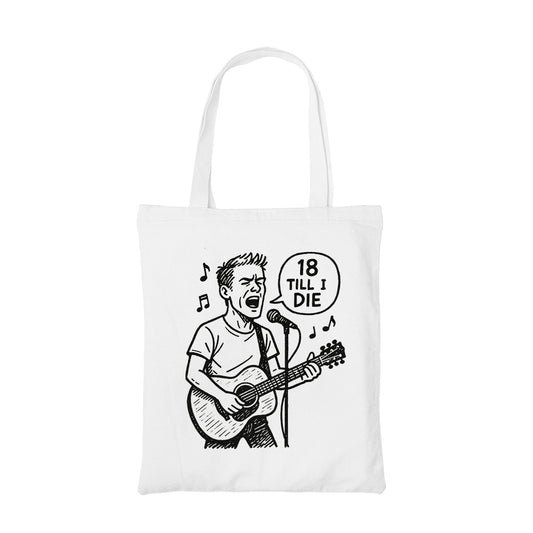 bryan adams 18 till i die tote bag cotton printed music band buy online india the banyan tee tbt men women girls boys unisex  