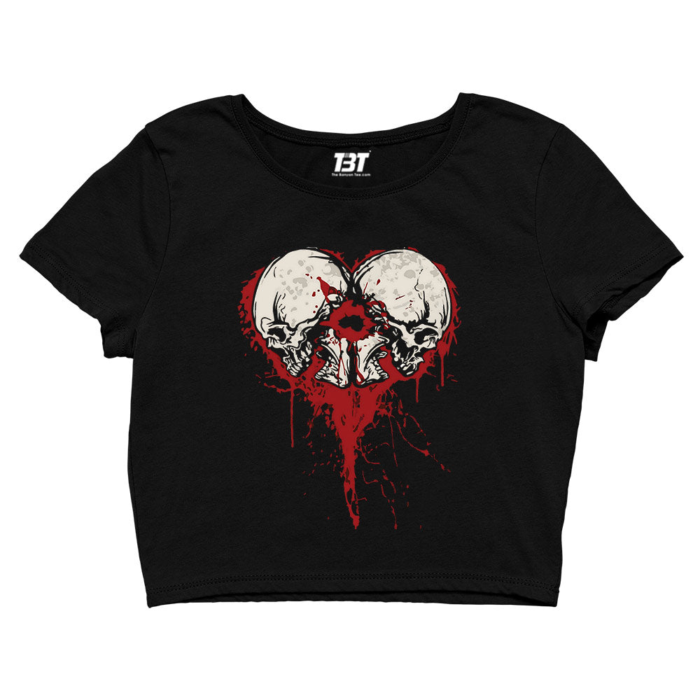 bullet for my valentine bullet heart crop top music band buy online india the banyan tee tbt men women girls boys unisex navy
