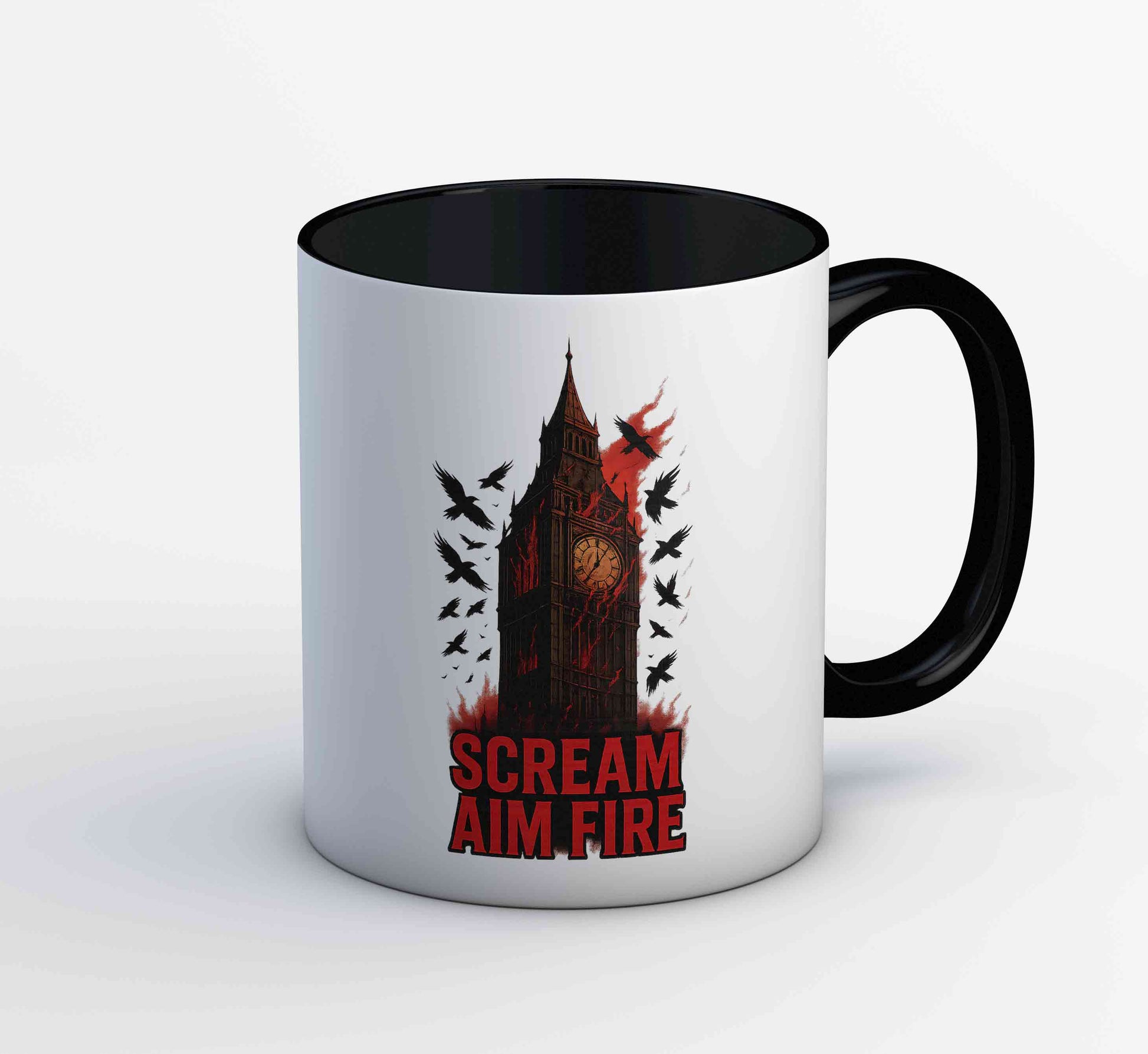 bullet for my valentine scream aim fire mug coffee ceramic music band buy online india the banyan tee tbt men women girls boys unisex  