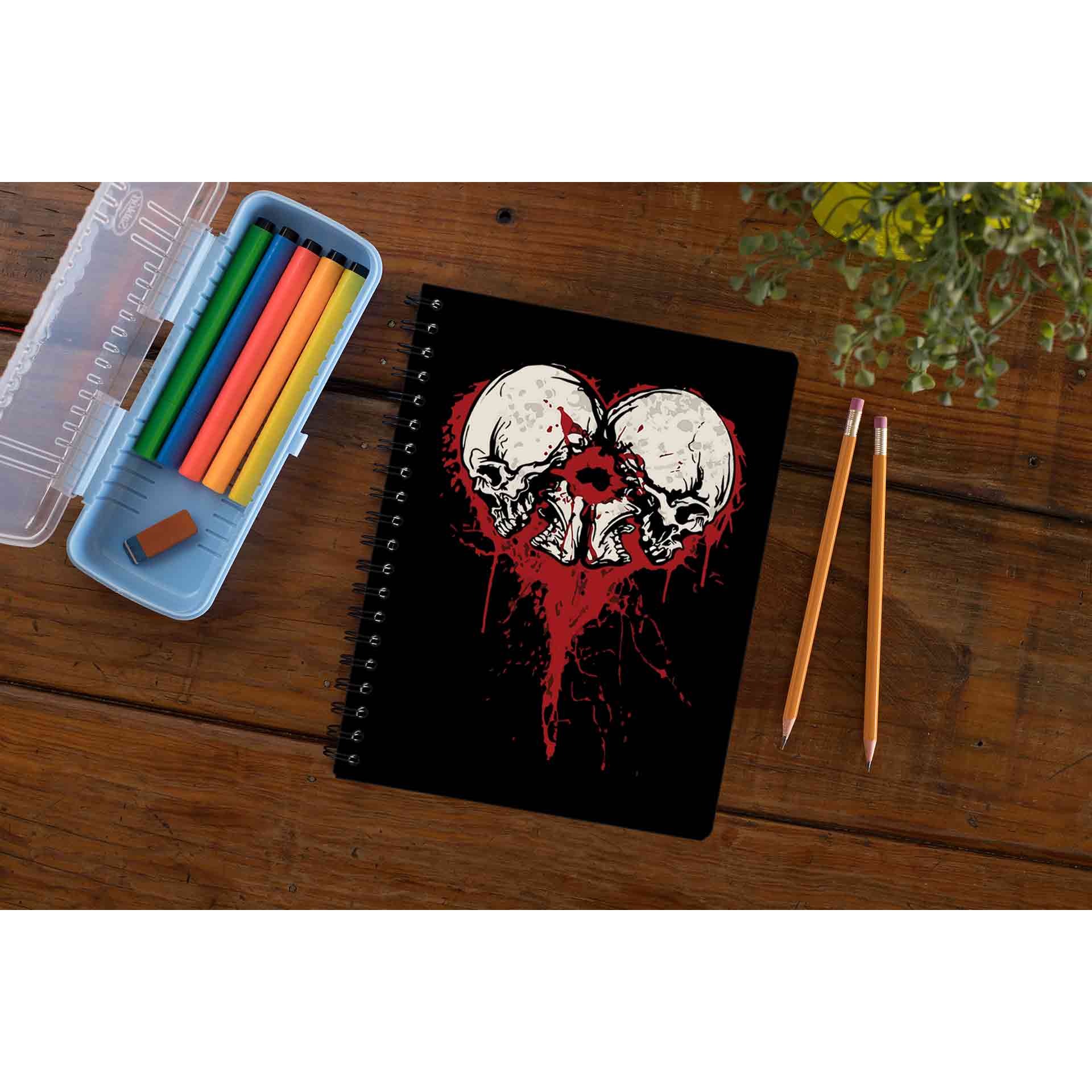 bullet for my valentine bullet heart notebook notepad diary buy online india the banyan tee tbt unruled