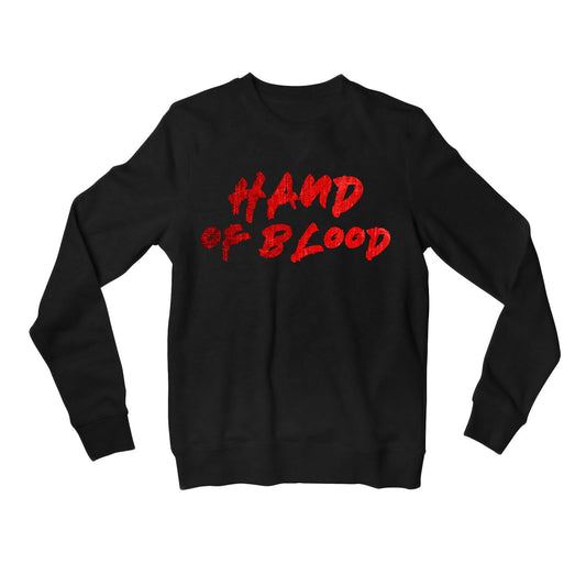 bullet for my valentine hand of blood sweatshirt upper winterwear music band buy online india the banyan tee tbt men women girls boys unisex black