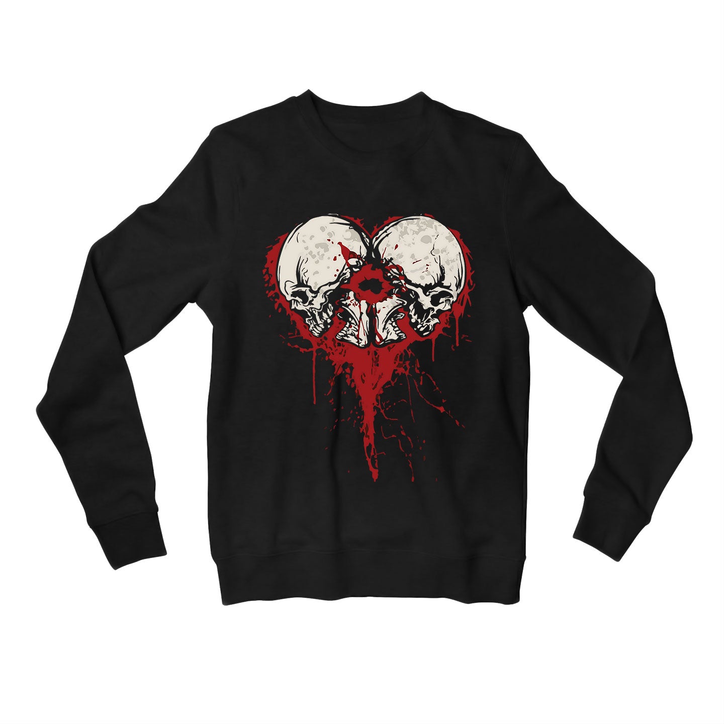 bullet for my valentine bullet heart sweatshirt upper winterwear music band buy online india the banyan tee tbt men women girls boys unisex black