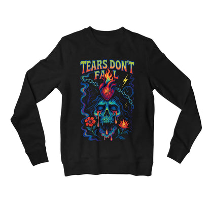 bullet for my valentine tears don't fall sweatshirt upper winterwear music band buy online india the banyan tee tbt men women girls boys unisex black