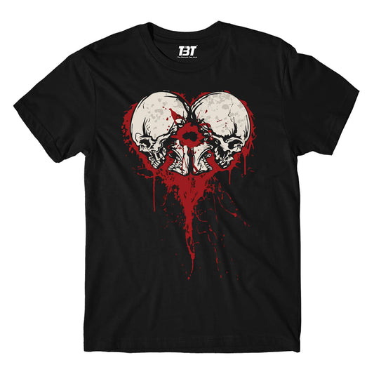 bullet for my valentine bullet heart t-shirt music band buy online india the banyan tee tbt men women girls boys unisex black