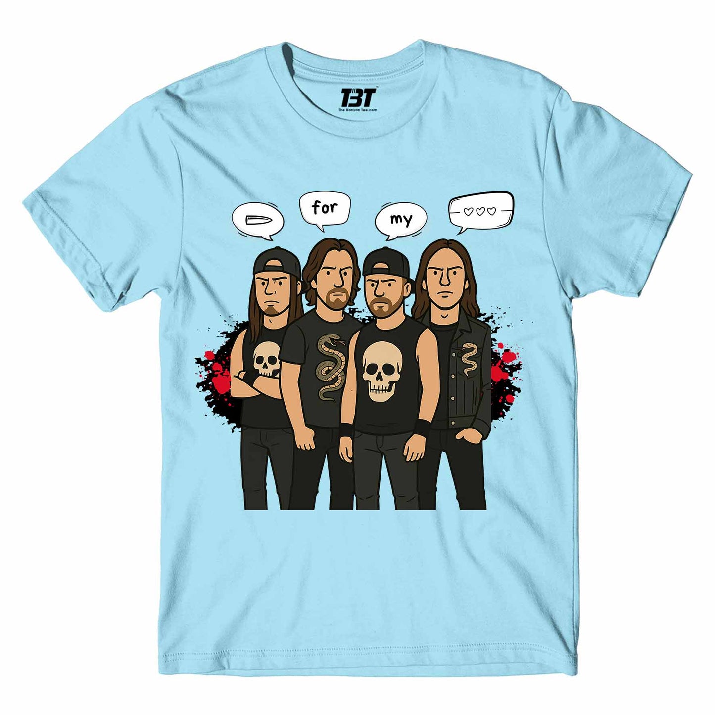 bullet for my valentine bullet gang t-shirt music band buy online india the banyan tee tbt men women girls boys unisex turquoise