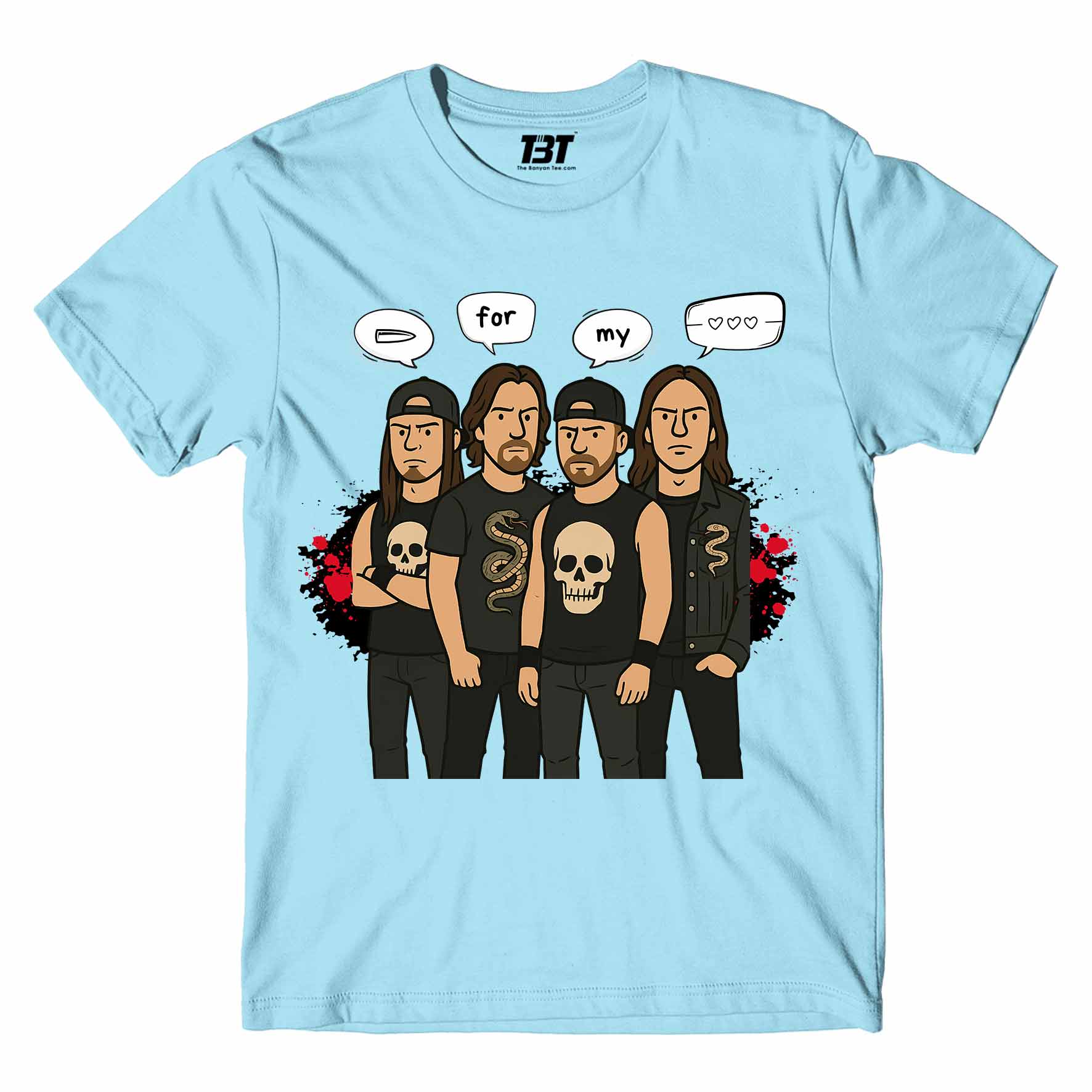 bullet for my valentine bullet gang t-shirt music band buy online india the banyan tee tbt men women girls boys unisex turquoise