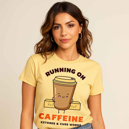 graphic caffeine ketones and cuss words t-shirt printed graphic stylish buy online india the banyan tee tbt men women girls boys unisex beige 