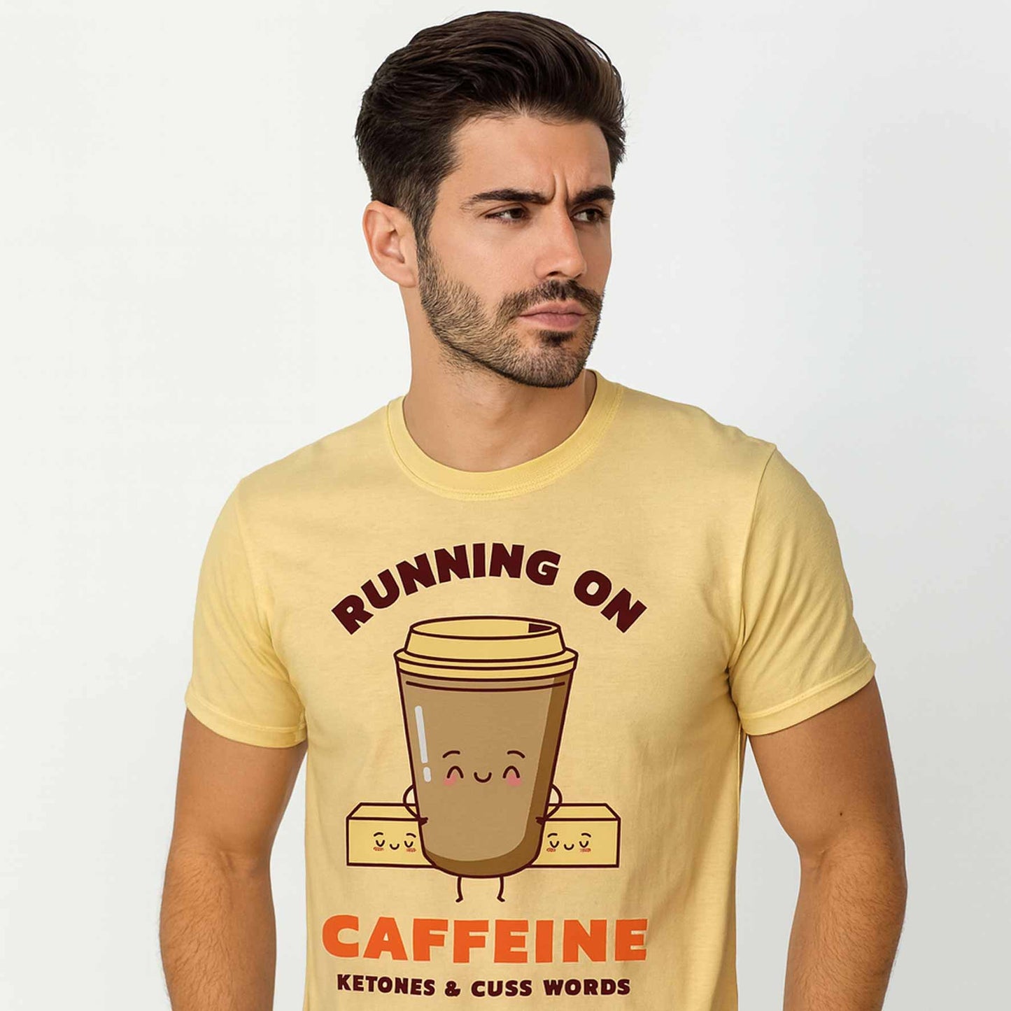 T shirt - Caffeine Ketones And Cuss Words