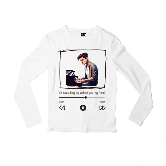charlie puth see you again full sleeves long sleeves music band buy online india the banyan tee tbt men women girls boys unisex white it's been a long day without you, my friend and i'll tell you all about it when i see you again