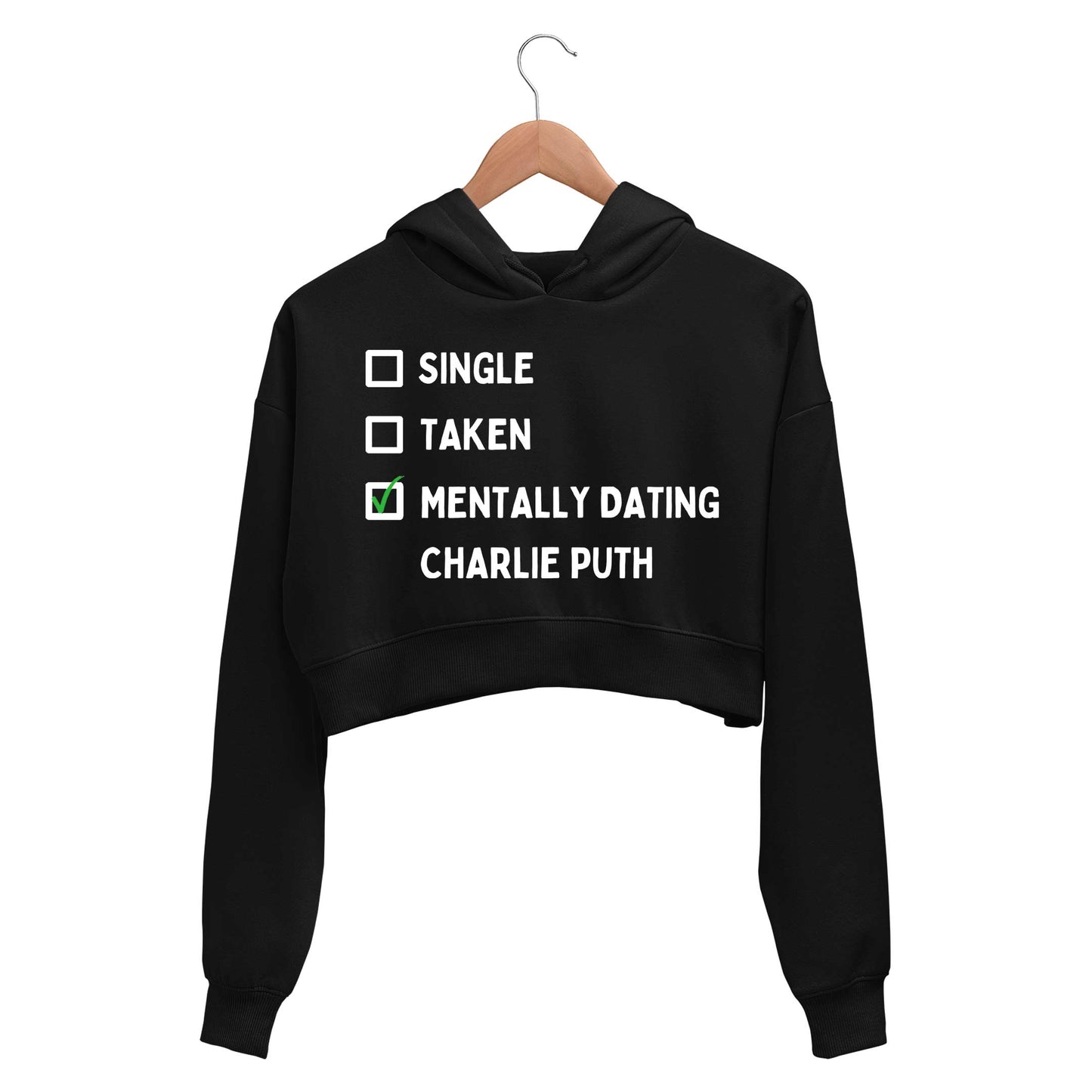 charlie puth mentally dating puth crop hoodie hooded sweatshirt upper winterwear music band buy online india the banyan tee tbt men women girls boys unisex black