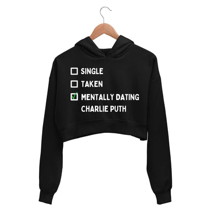 charlie puth mentally dating puth crop hoodie hooded sweatshirt upper winterwear music band buy online india the banyan tee tbt men women girls boys unisex black