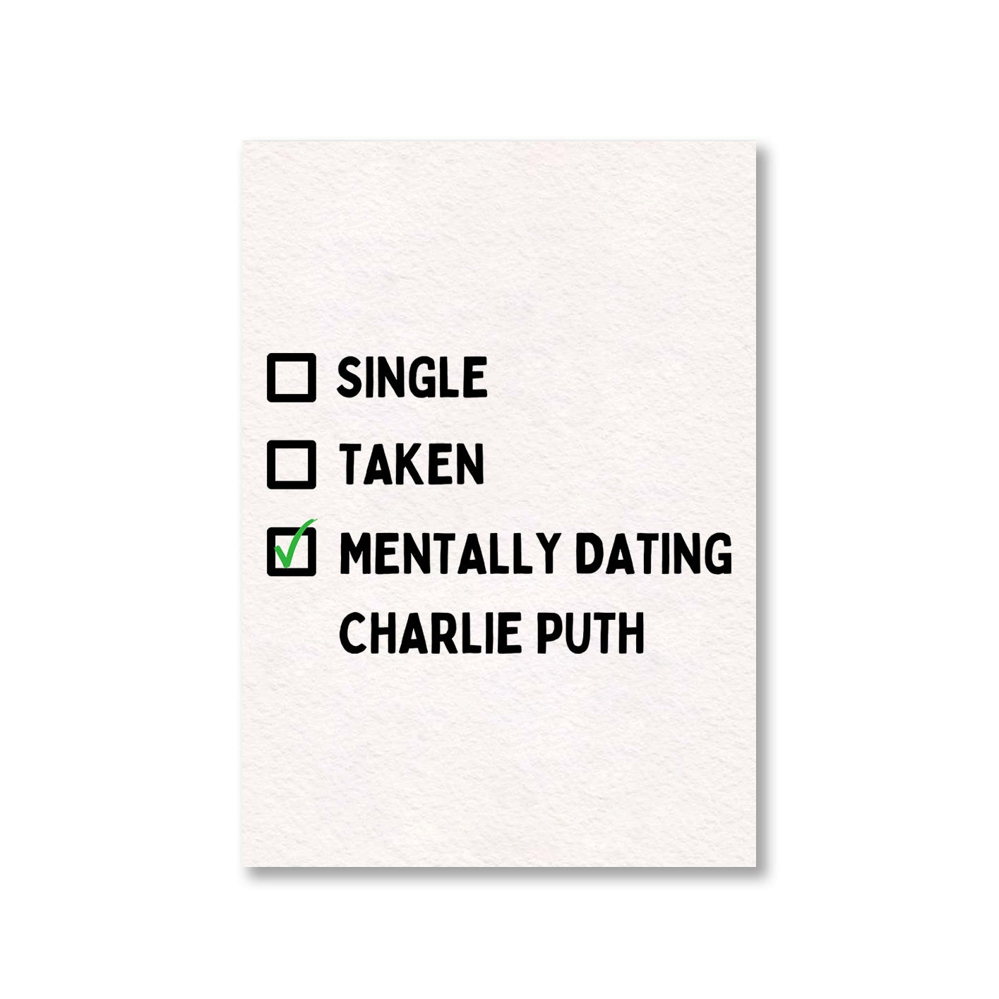 charlie puth mentally dating puth poster wall art buy online india the banyan tee tbt a4