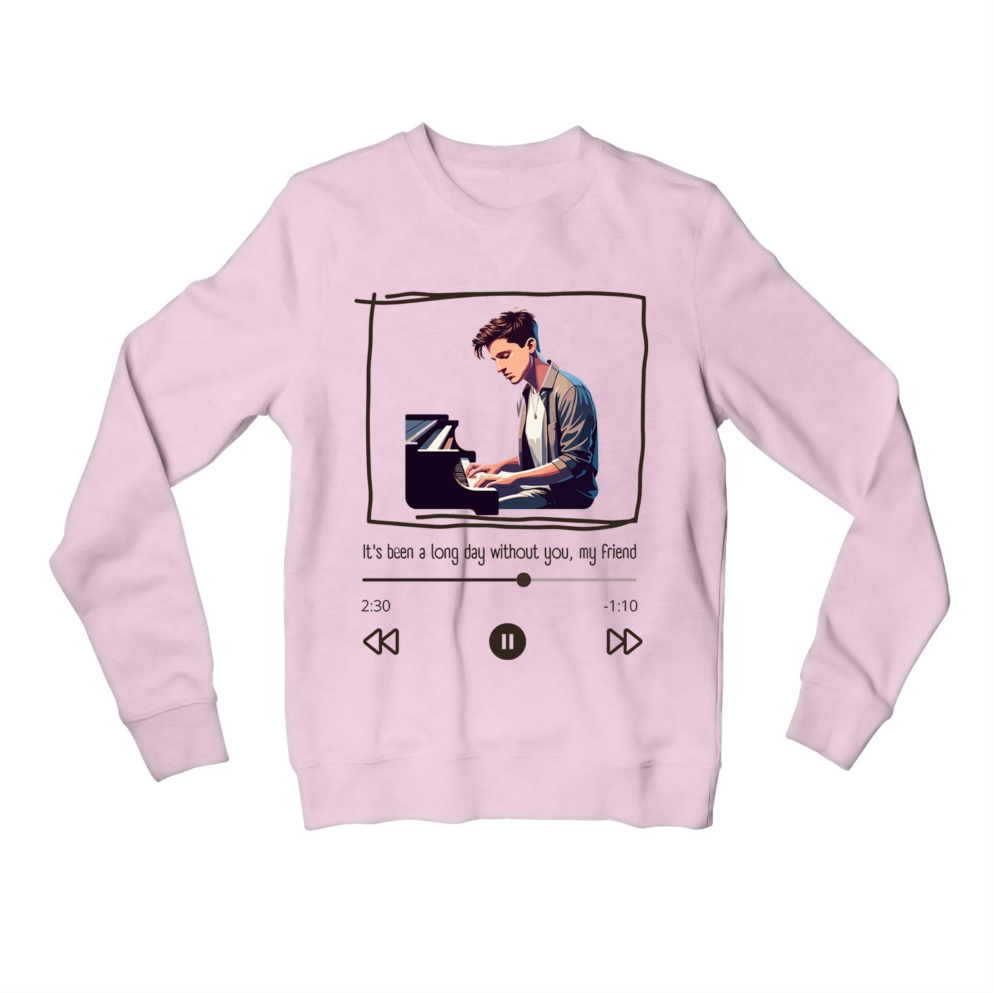 charlie puth see you again sweatshirt upper winterwear music band buy online india the banyan tee tbt men women girls boys unisex gray it's been a long day without you, my friend and i'll tell you all about it when i see you again