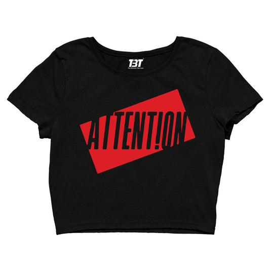charlie puth attention crop top music band buy online india the banyan tee tbt men women girls boys unisex black