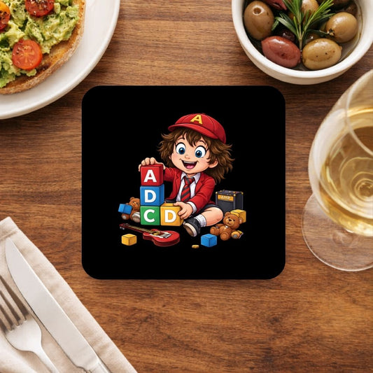 ac/dc back in blocks coasters wooden table cups indian music band buy online india the banyan tee tbt men women girls boys unisex  