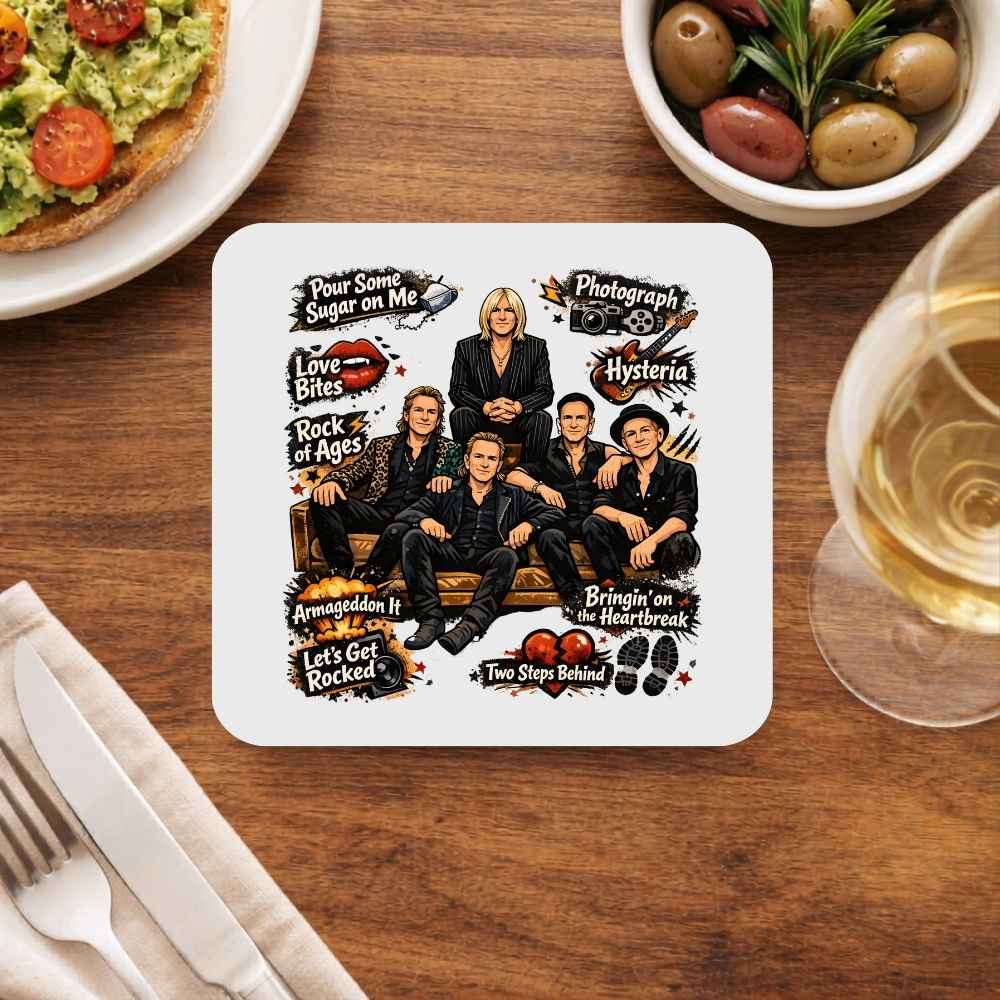 def leppard doodle leppard coasters wooden table cups indian music band buy online india the banyan tee tbt men women girls boys unisex  