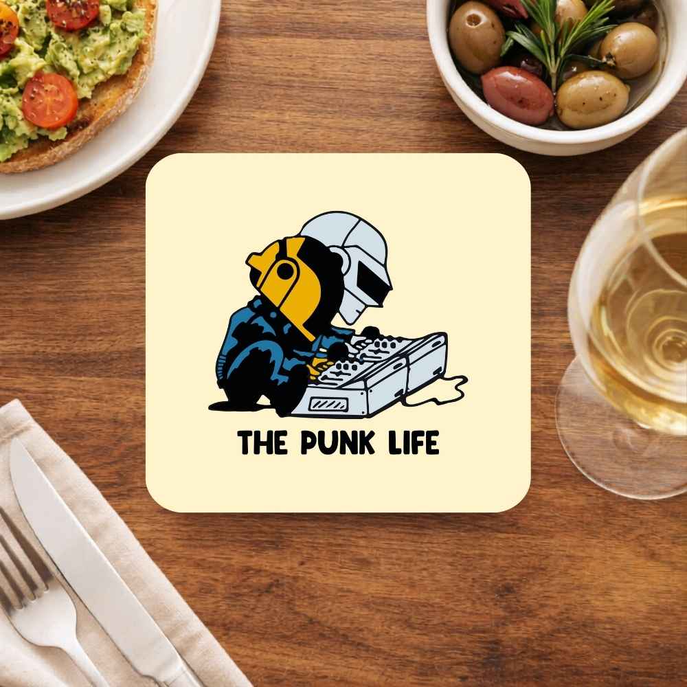 daft punk the punk life coasters wooden table cups indian music band buy online india the banyan tee tbt men women girls boys unisex