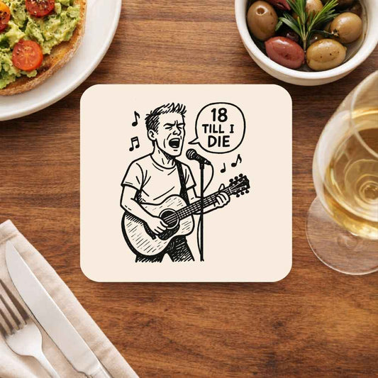18 till I die Mousepad  Bryan Adams The Banyan Tee gift