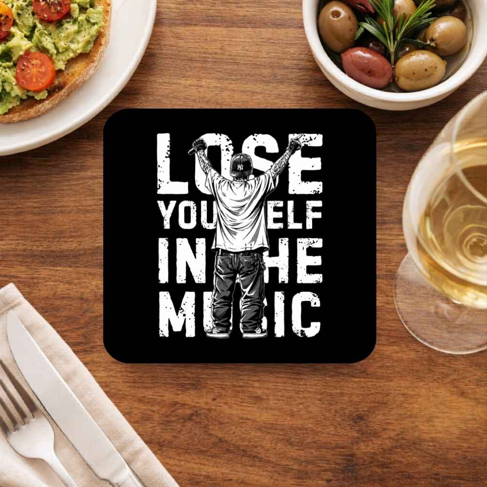 eminem lose yourself in the music coasters wooden table cups indian music band buy online india the banyan tee tbt men women girls boys unisex  