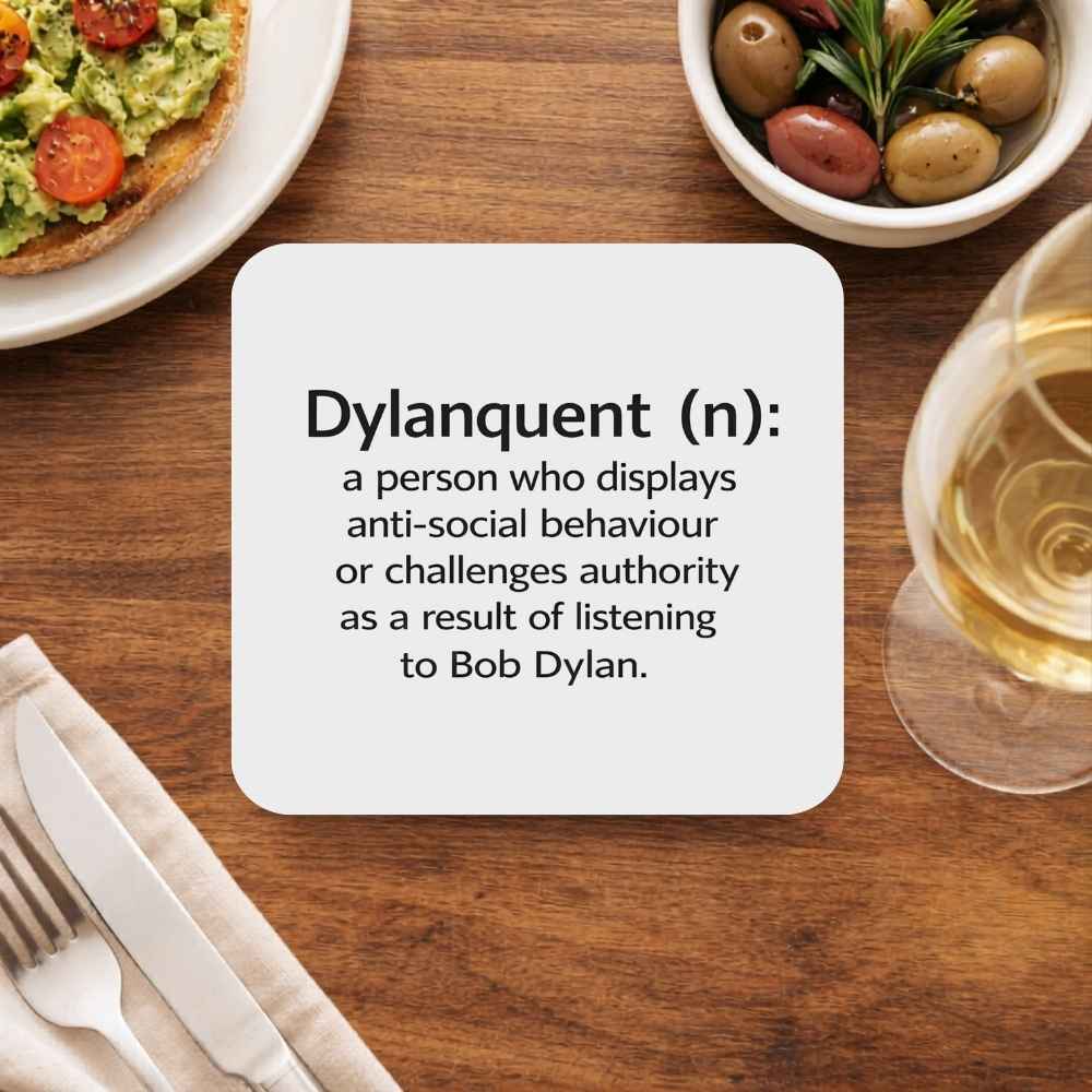 bob dylan dylanquent coasters wooden table cups indian music band buy online india the banyan tee tbt men women girls boys unisex  
