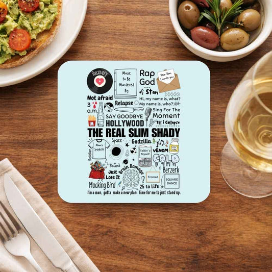 eminem shady doodle coasters wooden table cups indian music band buy online india the banyan tee tbt men women girls boys unisex
