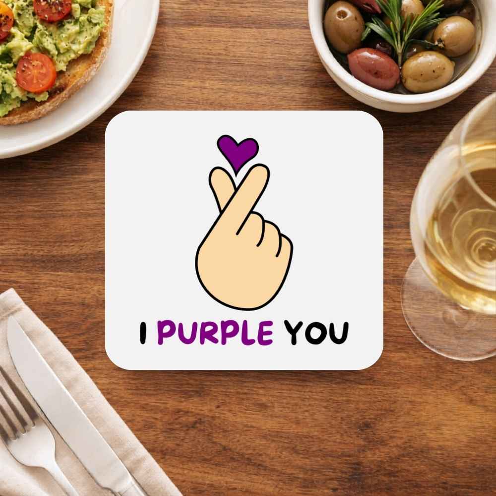 I purple you coaster bts the banyan tee

