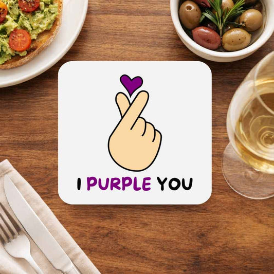 I purple you coaster bts the banyan tee
