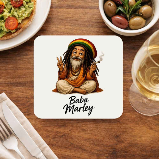 bob marley baba marley coasters wooden table cups indian music band buy online india the banyan tee tbt men women girls boys unisex  